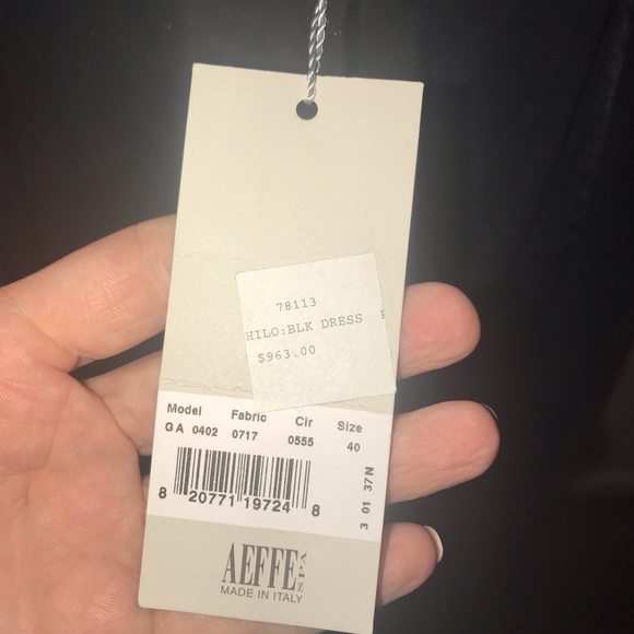 EUC Philosophy di Alberta Ferretti black maxi dress - Picture 6 of 8